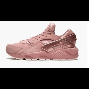 Rose Gold Nike Huarache Shoes
